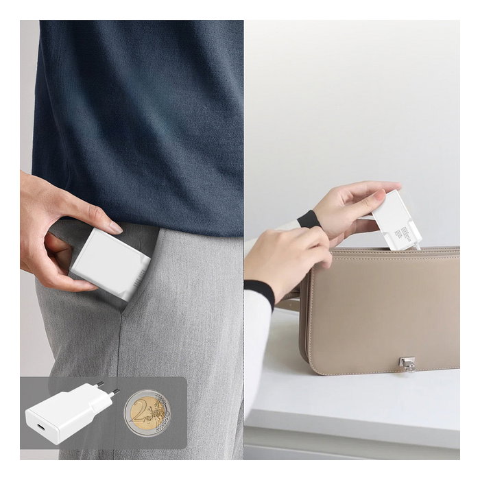 4smarts PDPlug Slim 20W GaN 1C Cargador Rápido USB-C a Lightning Blanco