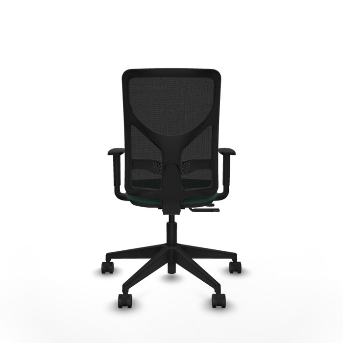 Silla de oficina Motilla con mecanismo Sincro/Traslack tapizada con Tela color Verde botella y malla color Negro. Equipada con lumbar 1D, Brazos 1D y Ruedas 65mm nailon Silla de oficina Motilla con mecanismo Sincro/Traslack tapizada con Tela color Verde botella y malla color Negro. Equipada con lumbar 1D, Brazos 1D y Ruedas 65mm nailon