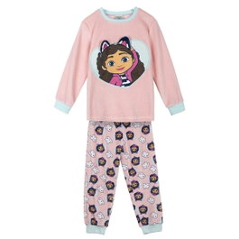 Cerdá Pijama Largo Coral Fleece Gabby's Dollhouse 2 Años Rosa
