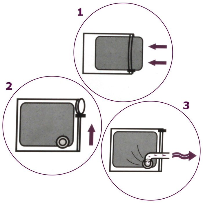 Je cherche une Idee Bolsa Aspirado Perfume 68x98 - Reduce Volumen 75% - Reutilizable Hermética