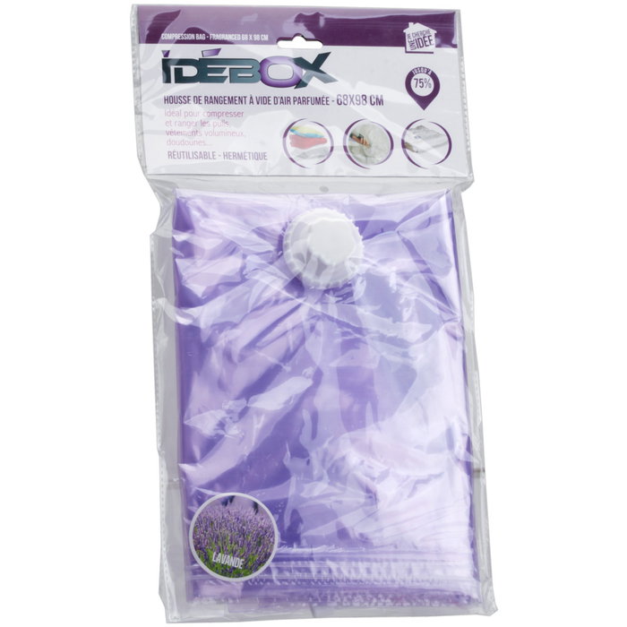 Je cherche une Idee Bolsa Aspirado Perfume 68x98 - Reduce Volumen 75% - Reutilizable Hermética