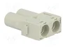 HARTING Han-Modular® Módulo Macho 70A 1kV 2 Pines