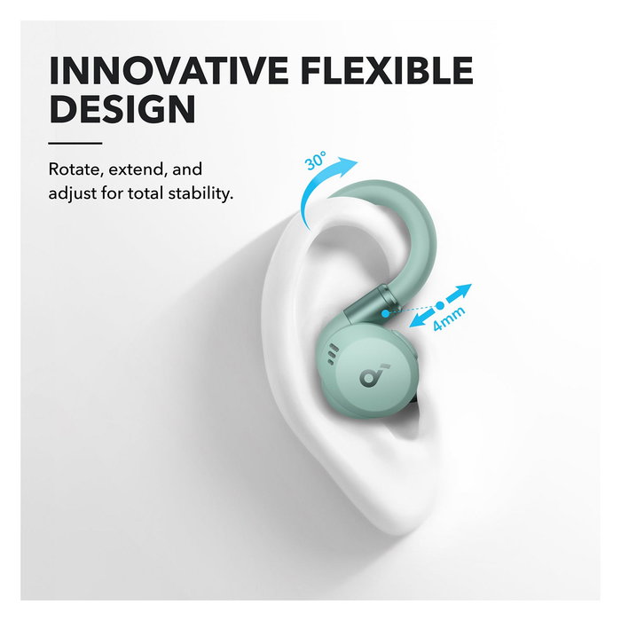 Anker Soundcore Sport X20 Auriculares Deportivos Inalámbricos Bluetooth 5.3 IP68 Hasta 48h Batería con Carga Rápida Color Verde