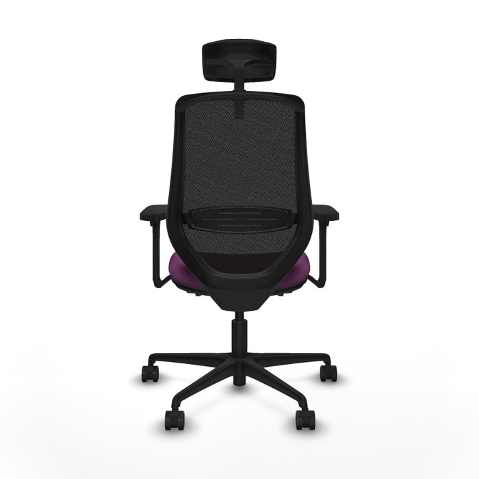 PIQUERAS Y CRESPO Silla de oficina Mardos con mecanismo Sincro/Traslack Morado y Negro