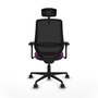 PIQUERAS Y CRESPO Silla de oficina Mardos con mecanismo Sincro/Traslack Morado y Negro