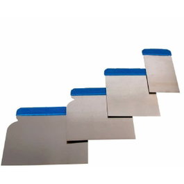 Edm Juego de 4 Espátulas de Carrocero de Acero Inoxidable (5, 8, 10 y 12 cm)