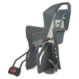 Koolah Portabebés Trasero 29" para Bicicleta, 9-22 kg con Arnés 3 Puntos y Reposapiés Ajustable