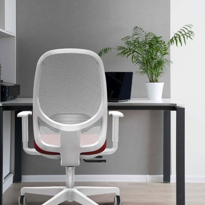 PIQUERAS Y CRESPO Silla de oficina Cilanco Morado y Blanco PIQUERAS Y CRESPO Silla de oficina Cilanco Morado y Blanco