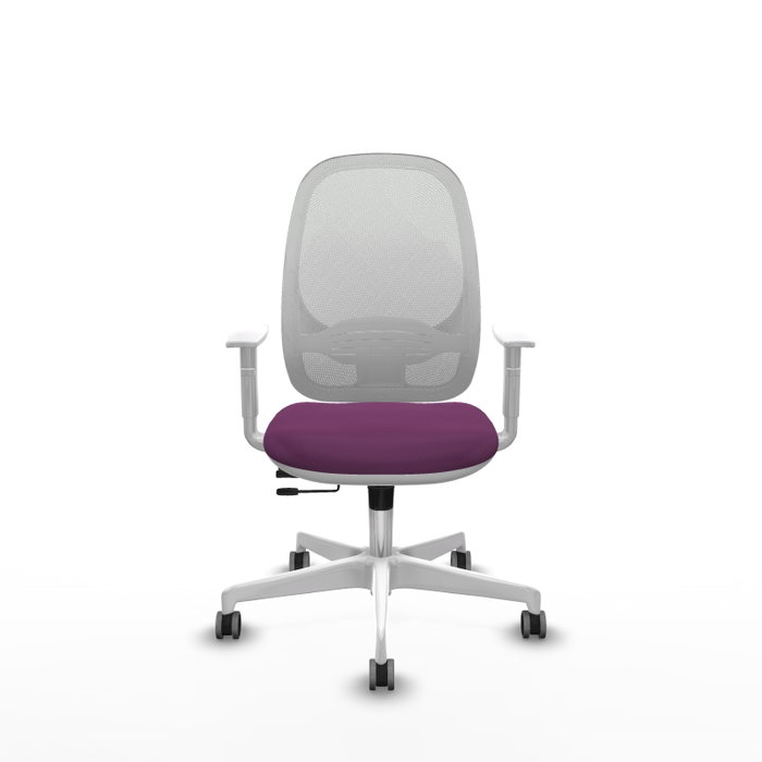 PIQUERAS Y CRESPO Silla de oficina Cilanco Morado y Blanco PIQUERAS Y CRESPO Silla de oficina Cilanco Morado y Blanco