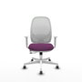 PIQUERAS Y CRESPO Silla de oficina Cilanco Morado y Blanco