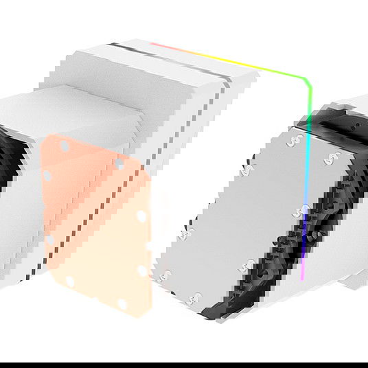 Thermaltake TH240 V3 ARGB Sync AIO Snow Edition - Refrigeración Líquida Todo en Uno de 240 mm con Ventiladores ARGB Sincronizados, Color Blanco