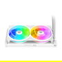 Thermaltake TH240 V3 ARGB Sync AIO Snow Edition - Refrigeración Líquida Todo en Uno de 240 mm con Ventiladores ARGB Sincronizados, Color Blanco
