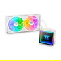 Thermaltake TH240 V3 ARGB Sync AIO Snow Edition - Refrigeración Líquida Todo en Uno de 240 mm con Ventiladores ARGB Sincronizados, Color Blanco