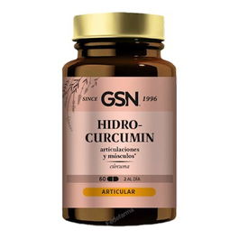 GSN Hidro Curcumin 60 Comp. Extracto de Cúrcuma Alta Absorción para el Bienestar de las Articulaciones