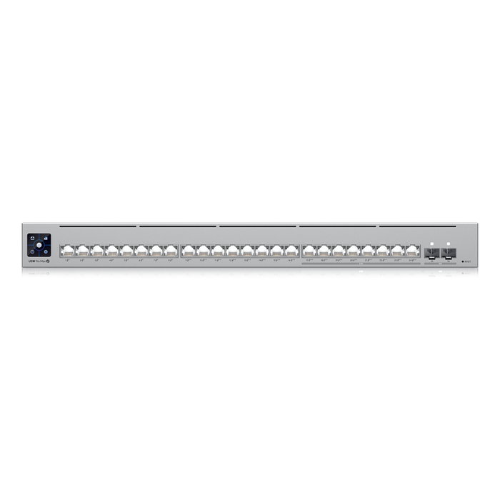 Ubiquiti USW-Pro-Max-24-PoE Switch Gestionado L3 24 Puertos Gigabit Ethernet 8 Puertos 2.5G 2 Puertos SFP+ PoE++ 400W Montaje en Rack