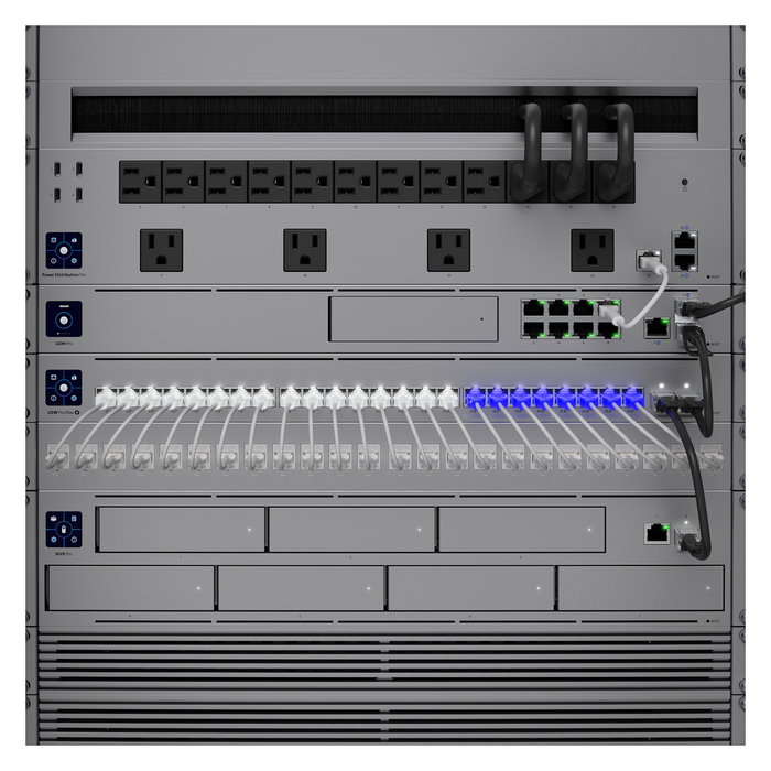Ubiquiti USW-Pro-Max-24-PoE Switch Gestionado L3 24 Puertos Gigabit Ethernet 8 Puertos 2.5G 2 Puertos SFP+ PoE++ 400W Montaje en Rack
