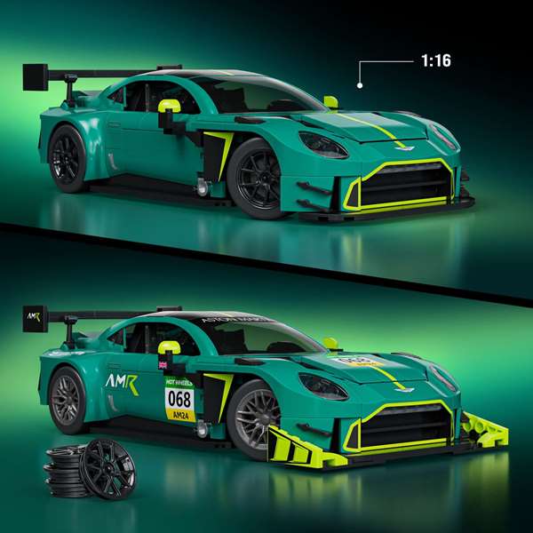 Mattel Hot Wheels Construcción Elite Aston Martin Vantage GT3 '24