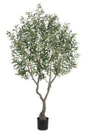 DKD Home Decor Árbol de Poliéster Verde Olivo 120x120x210 cm