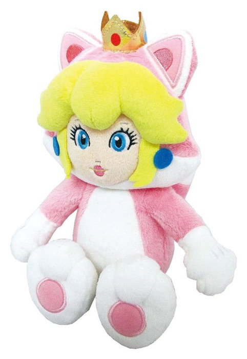 Sanei Super Mario Peluche Cat Peach 22 cm Sanei Super Mario Peluche Cat Peach 22 cm