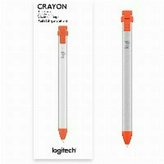 Logitech Crayon Lápiz Digital Naranja/Plata Logitech Crayon Lápiz Digital Naranja/Plata