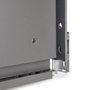 Emuca Kit Cajón Exterior Vertex con Regulación 3D, 400 mm de Profundidad
