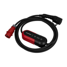 Blaupunkt P3PM2T2 Cargador Móvil para Coche Eléctrico - 3 Fases, Tipo 2, 11 kW, 16 A, Cable 8 m, IP65, Negro