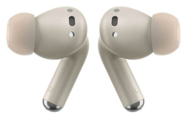 Motorola Moto Buds+ Auriculares Inalámbricos Intraurales con Tecnología Sound by Bose, Cancelación Activa de Ruido, Dolby Atmos, 8h Batería, Carga Rápida, IPX4, Color Arena