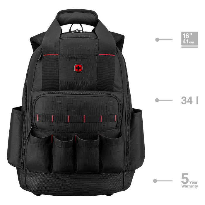 Wenger Advanced 16 Tool Backpack para portátil de 40,6 cm Negro