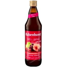 RABENHORST Zumo Well-Being Multifrutas con Hibisco Hierro y Vitaminas 750Ml
