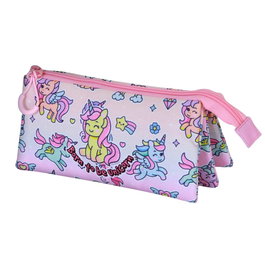 Oh My Pop Estuche Portatodo Triple Fantasy Rosa