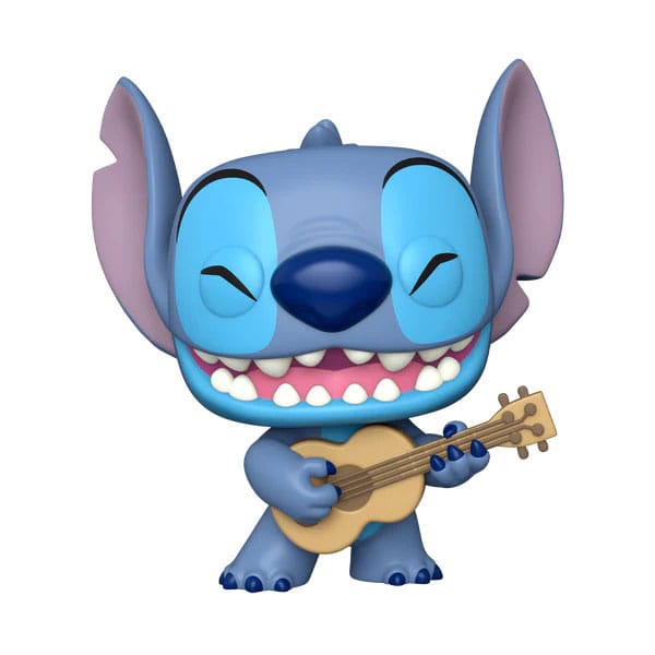 Funko Pop #481 Jumbo Stitch con Ukelele - Figura de Vinilo 25 cm - Colección Lilo & Stitch - Licencia Disney Funko Pop #481 Jumbo Stitch con Ukelele - Figura de Vinilo 25 cm - Colección Lilo & Stitch - Licencia Disney