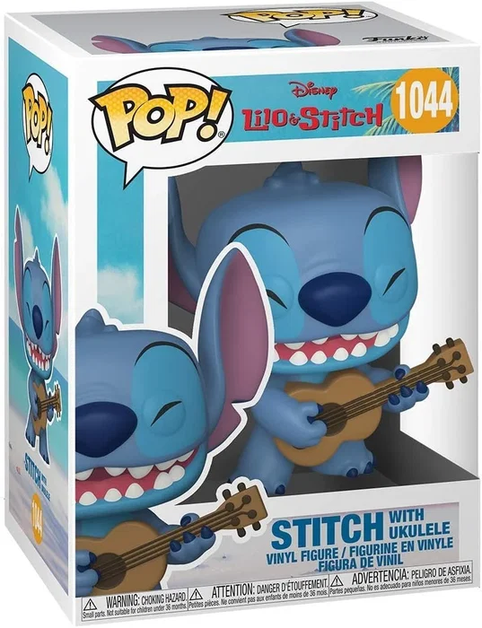 Funko Figura POP! Lilo & Stitch Jumbo Stitch con Ukelele