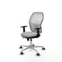 PIQUERAS Y CRESPO Silla de oficina Jorquera Sincro/Traslack Gris claro y Blanco