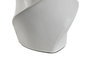 DKD Home Decor Lámpara de Sobremesa de Porcelana Espiral Blanca