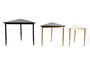 DKD Home Decor Set de 3 Mesitas Auxiliares Mesda de Mármol y Metal