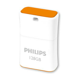 Philips STICK USB 2.0 128GB Pico Edition Sunrise Orange Naranja Blanco