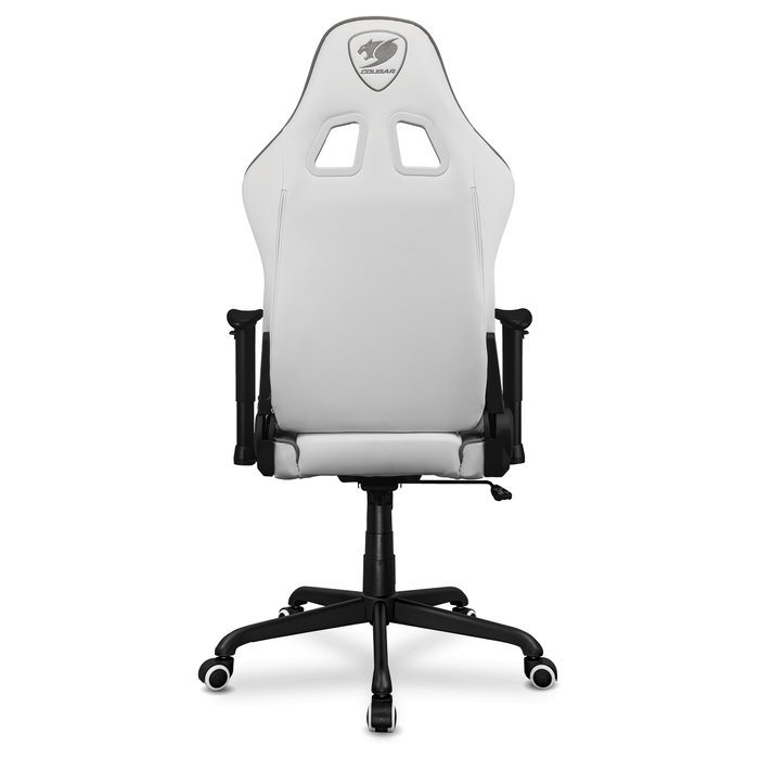 Cougar Armor Elite Silla Gaming Ergonómica, Ajustable 90-160°, Respaldo Blanco, Asiento Negro, Peso Máx. 120 kg