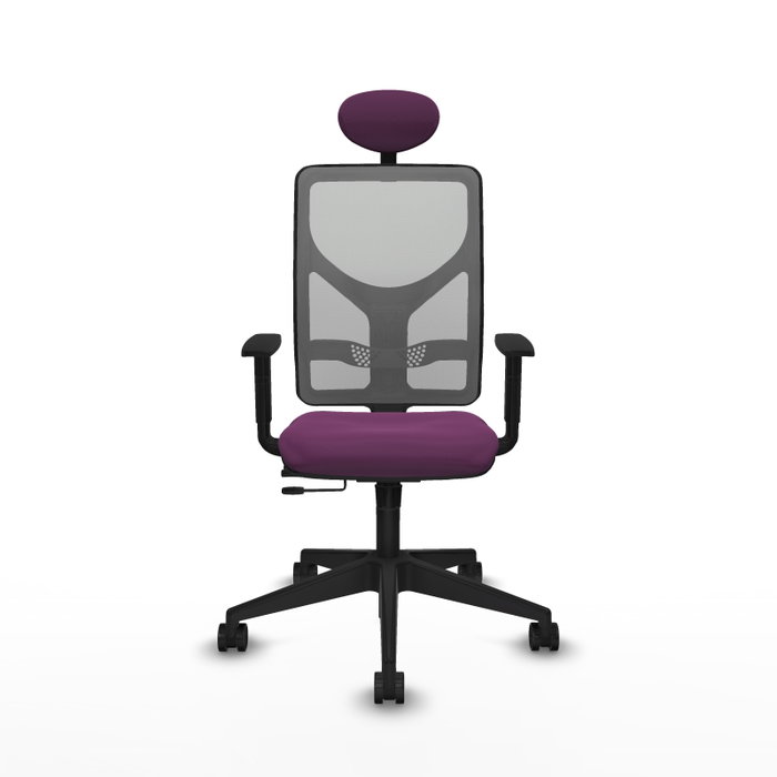 PIQUERAS Y CRESPO Silla de oficina Motilla con mecanismo Sincro/Traslack, Morado y Gris PIQUERAS Y CRESPO Silla de oficina Motilla con mecanismo Sincro/Traslack, Morado y Gris