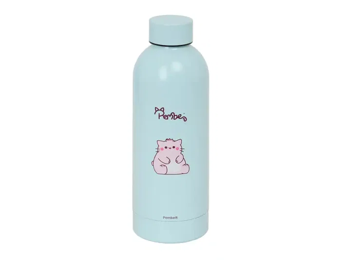 Safta Botella Termo The Pink Cat Pembe - Acero Inoxidable 500 ml - Botella Portalíquidos