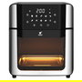 Thulos TH-AOV1515 Freidora de Aire Horno Sin Aceite Airfryer 15L 2000W con Panel Táctil, 10 Programas y Accesorios