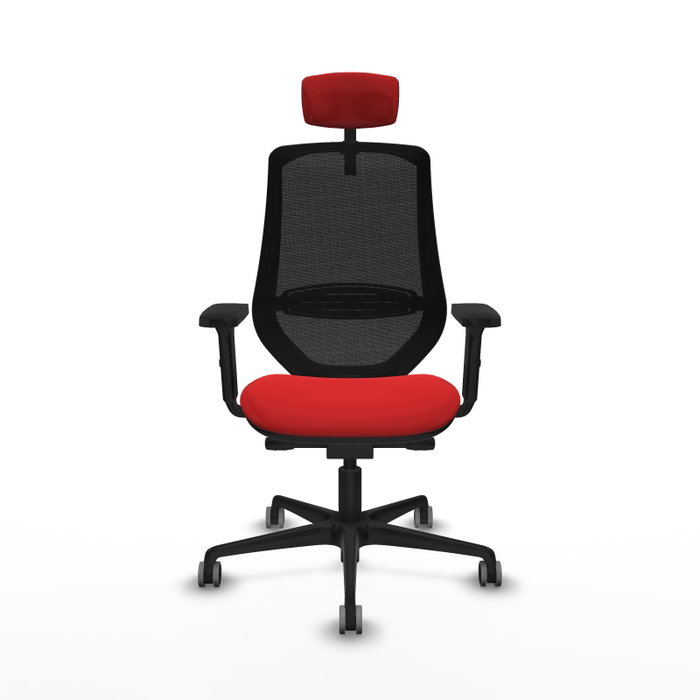 PIQUERAS Y CRESPO Silla de oficina Mardos con mecanismo Sincro/Traslack, Rojo y Negro PIQUERAS Y CRESPO Silla de oficina Mardos con mecanismo Sincro/Traslack, Rojo y Negro