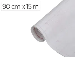 D-c-fix Rollo Adhesivo Blanco Mate 90 cm x 15 m Papel Plastificado Autoadhesivo para Manualidades y Decoración