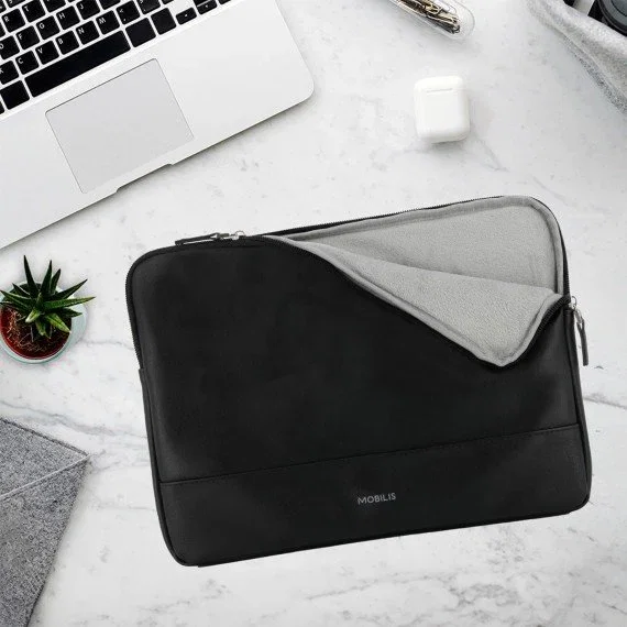 Mobilis Origine 2 Funda Neopreno 35.6 cm (14") para MacBook Air/Pro 13.3" y portátiles 12.5-14", Negro, Resistente al agua y golpes