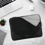 Mobilis Origine 2 Funda Neopreno 35.6 cm (14") para MacBook Air/Pro 13.3" y portátiles 12.5-14", Negro, Resistente al agua y golpes