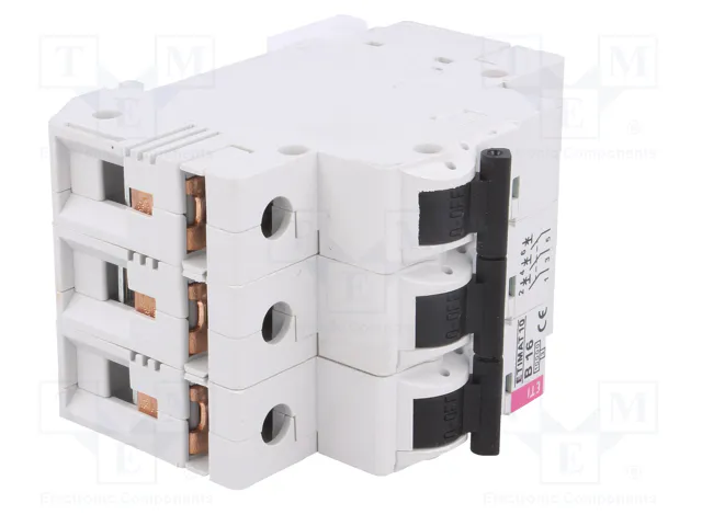 ETI POLAM Interruptor magnetotérmico ETIMAT 10 3P B16 16A 10kA