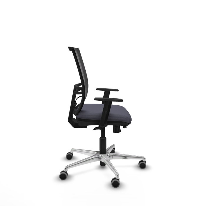 PIQUERAS Y CRESPO Silla de oficina Yunquera con mecanismo Sincro/Traslack Gris oscuro y Negro PIQUERAS Y CRESPO Silla de oficina Yunquera con mecanismo Sincro/Traslack Gris oscuro y Negro