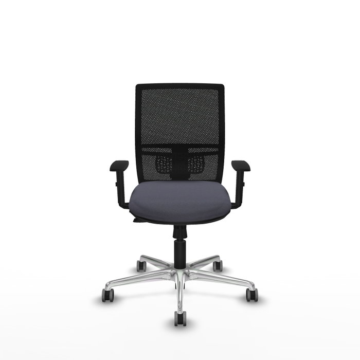 PIQUERAS Y CRESPO Silla de oficina Yunquera con mecanismo Sincro/Traslack Gris oscuro y Negro PIQUERAS Y CRESPO Silla de oficina Yunquera con mecanismo Sincro/Traslack Gris oscuro y Negro