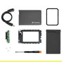 Transcend TS0GSJ25CK3 Carcasa Disco Duro/SSD 2.5" SATA 6Gb/s USB 3.2 Gen 1 Gris
