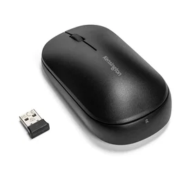 Kensington Ratón inalámbrico dual SureTrack, Ambidiestro, RF Wireless + Bluetooth, 2400 DPI, Negro