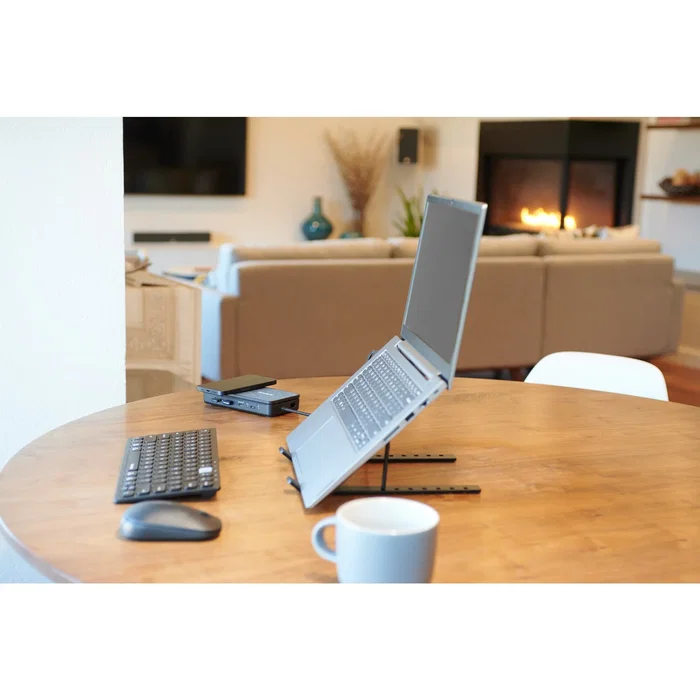 Kensington SureTrack - Ratón Inalámbrico de Viajes Ambidiestro, Dual Bluetooth 5.0 y RF 2.4 GHz, 2400 DPI, Seguimiento en Cristal, 3 Botones, Color Negro